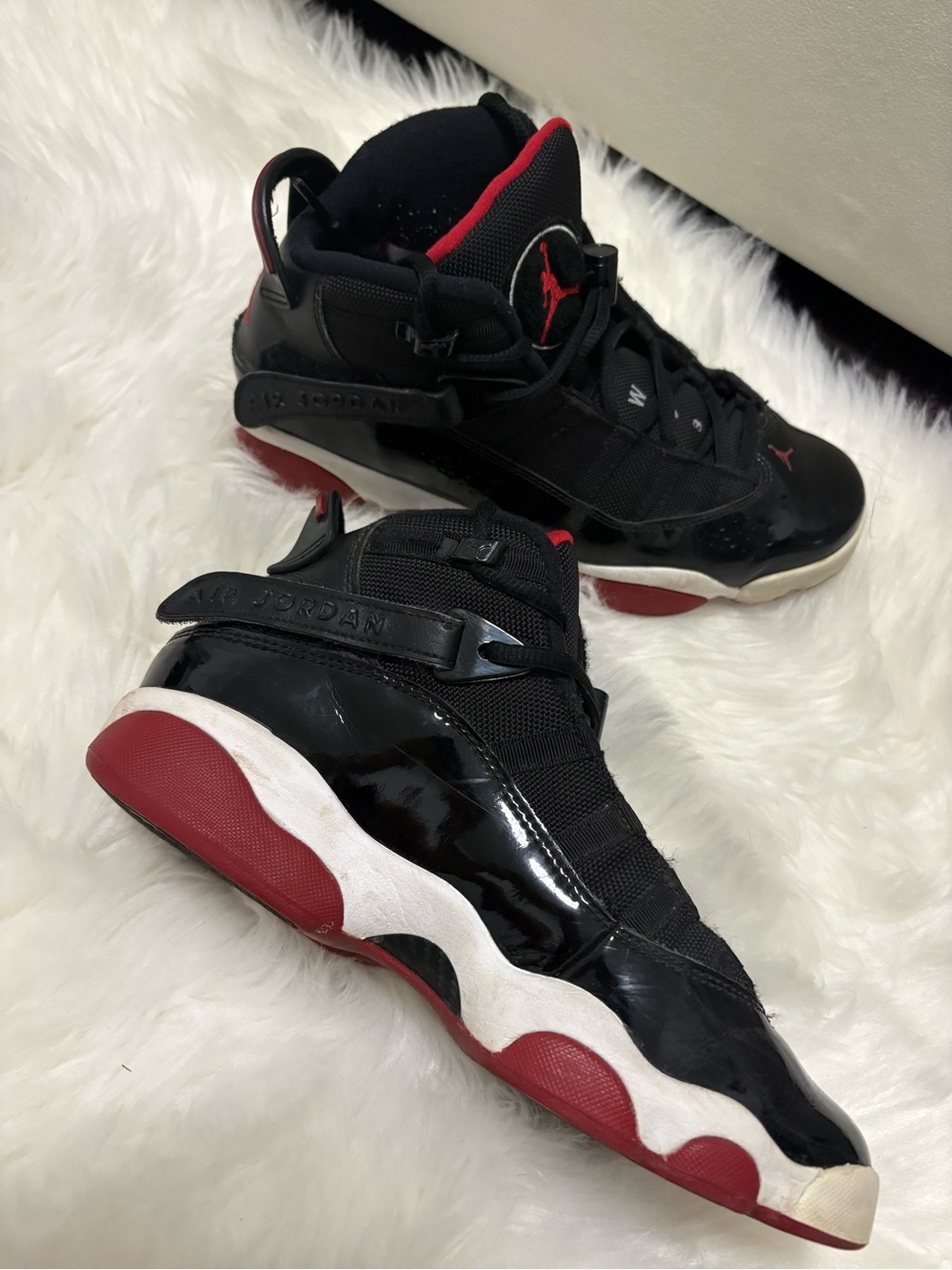 Jordan Two3 sneakers for girls/youth (red & black) !